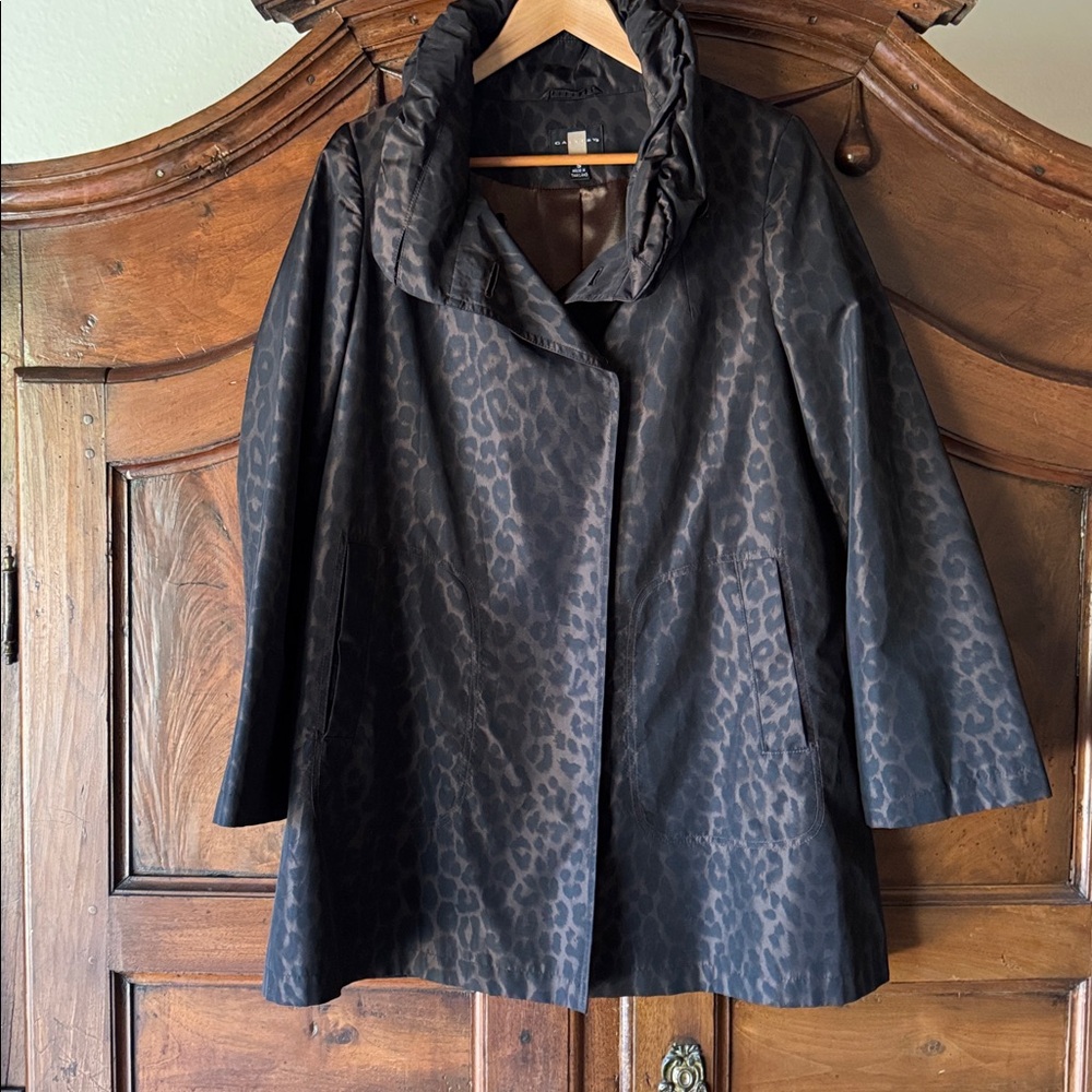Leopard Print Rain Coat